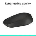 Logitech M170 Wireless Mouse, 2.4 GHz with USB Nano Receiver, Optical Tracking, 12-Months Battery Life, Ambidextrous, PC / Mac / Laptop. 