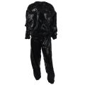Heavy Duty Fitness Weight Loss Sweat Sauna Suit Black XXL. 