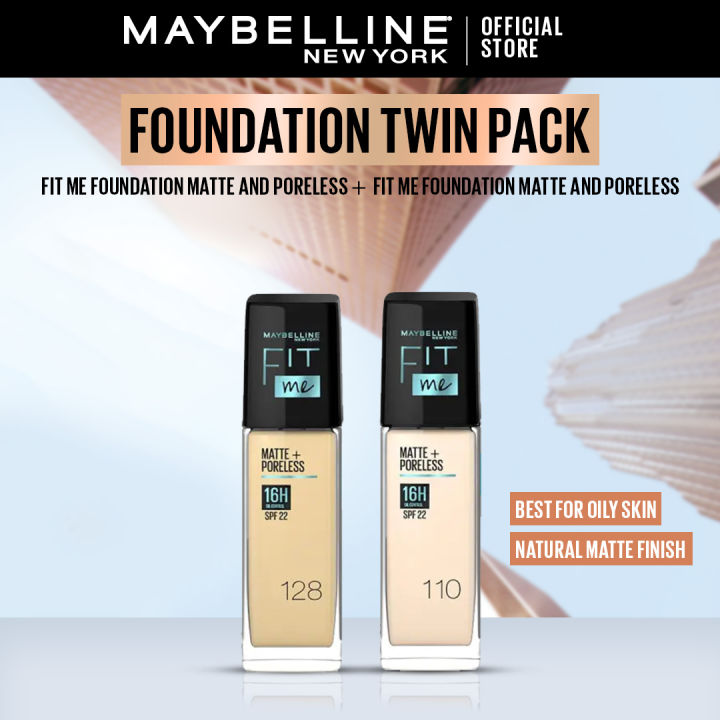 Maybelline New York Foundation Twin Pack