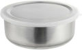 SP Dealz [Set of 5] Stackable Stainless Steel Snack Food Storage Containers With Lids, Leakproof Clear Lids For Lunch, Leftovers, Soups, Salads Meal Prep and Storage, Reusable for Kids and adults. 