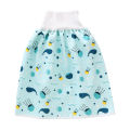 Toddler Cotton Diaper Skirt High Waist Breathable Waterproof Changing Pants. 