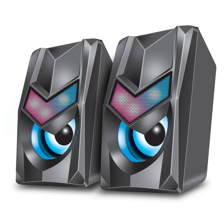 OCTANE U-30 Fousion of RGB Lights - Sound Mini Mobile Speaker  Speaker - PC speaker - bt Speaker - Speaker for mobile - laptop speaker  Laptop Speakers Octane U30 Warranted Gaming Dual Super Quality Bass Woofer Stereo Acoustic