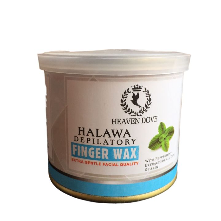 Heaven Dove Halawa Finger Wax with Extra Gentle Facial Quality With Peppermint Extract For All Types of Skin