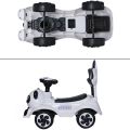 Little Star Cute Panda Face Ride on Car with Under Seat Storage, Push Car For Toddlers with Melody Horn & Flash Light Steering, Baby Cartoon Car Four Wheel Buggy Suitable for 1 year and above children for both Outdoor & Indoor Fun Play & Development. 