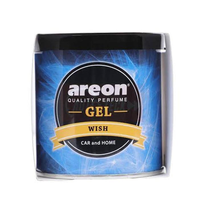 Areon Gel Car Air Freshener wish Fragrance 80G Car Gel Perfume Made In Bulgaria