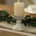 Decorative Candle Stand Wooden Table Candle Holder for Bar Dining .9x9.9x9.9cm. 