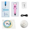 3D Printing Doodler Pen for kids with LCD Screen - DIY Arts Crafts Perfect only Pen Lavander and Pink Color. 