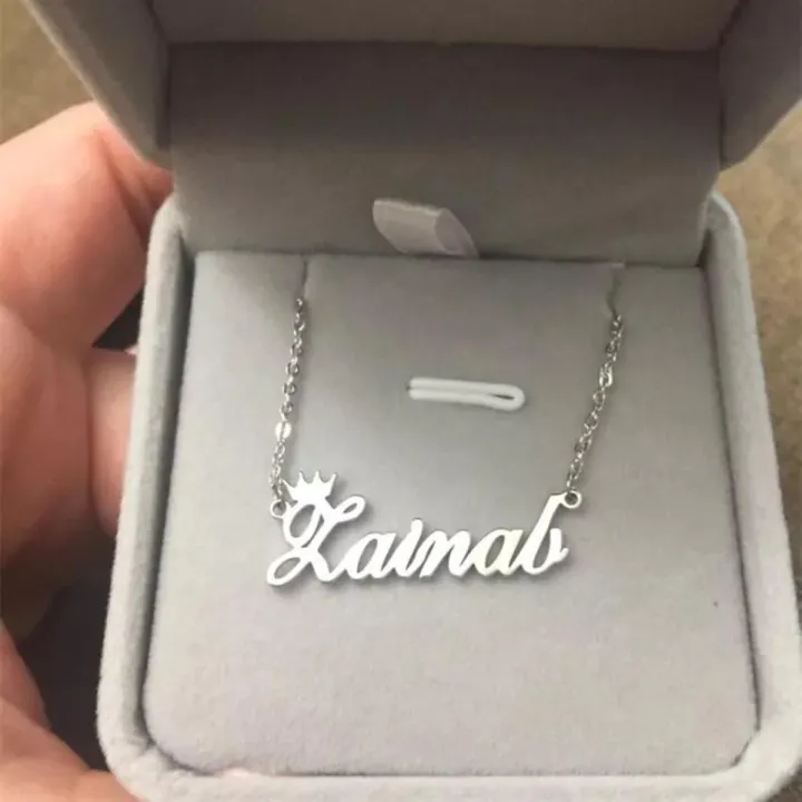 Customized Necklace, Name Locket, Custom Name Lockets For Girls | Daraz.pk