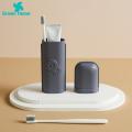Green Home Toothbrush Holder Simple Style Fall Resistant Toothbrush Container Storage Case. 