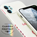 Jizetin for iPhone 13 Pro Case Side Design Phone Cover Lotso Toy Story 3 Cover Square Edge Pattern Liquid Silicone Trend Case. 