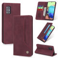 POLA Case Samsung Galaxy A12 A52 A72 A42 5G A32 4G A71 A51 A41 A31 A21 A21S A11 M11 M21 M31 M30S Card Slots Auto Closing Magnetic Flip Wallet Leather Cover Case. 