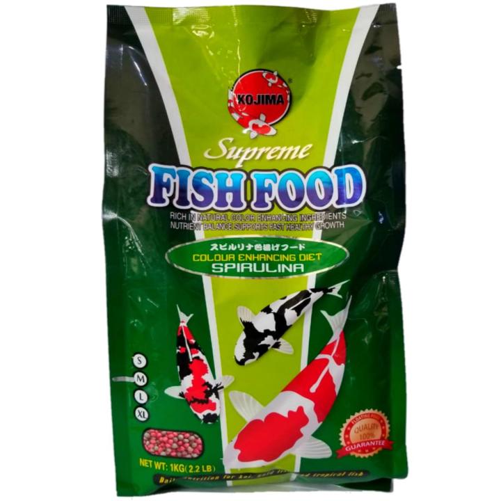Kojima Supreme Colour Enhancing Diet Spirulina Fish Food 1 KG