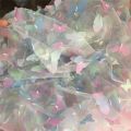 1yard/pc 130cm Wide Rainbow Color Butterfly 3D Applique Lace Fabric Gradient Flowers Children's Clothing DIY Color Lace Cloth. 