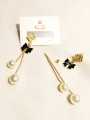 Choose Your Own 2 in 1 Fashion Earrings | Trendy Gold-Tone Earrings Set for Girls & Women. 