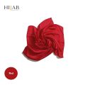 Luxury Crinkle Silk hijab scarf in High-Quality Fabric, Light weight feel and effortless drape Hijabs/Scarves/Stoler for Girls/Women. 