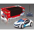 3D Famous Car with Remote Control and Light Blinking. 