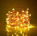 High Quality Fairy LED Light String - 20 Feet - Golden. 