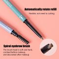Bobeini 6 Colors Double Head Ultra-fine Eyebrow Pencil Smooth Waterproof Sweatproof Long-lasting Non-fading for Eye Makeup. 