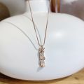 South Korea New Trend Clavicle Bamboo Pendant Necklace Female Temperament Neck Jewelry Necklace. 