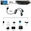 USB HUB 3.0 HUB Converter One for Two Is Suitable for Computer Octopus Splitter General High Speed. 