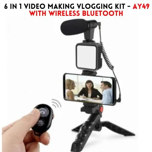 6%20in%201%20Video%20Making%20Vlogging%20Kit%20Tripod%20For%20Smartphone%20&%20Camera%20Vlog%20Kit%20-%20Mini%20LED%20Video%20Light,%20Extendable%20Phone%20Clip,%20Tripod%20with%20Adjustable%20Brightness%20For%20Live%20Stream%20Vlog%20Video%20Shooting%20Video%20Conference%20Selfie%20-%20Image%206