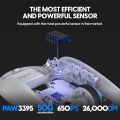 Pulsar Gaming Gears X2V2 Wireless Gaming Mouse, Ultra Lightweight 1.90 oz (54 g), Symmetrical, Optical Switch, 2.4 Ghz 1 ms, 26000 DPI, PAW3395 Sensor (Mini, Wireless, White). 