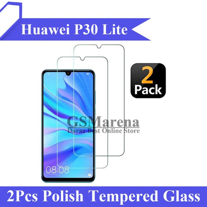 2Pcs Huawei P30 Lite Tempered Glass Screen Protector Premium High Quality Polish Glass For P30 Lite