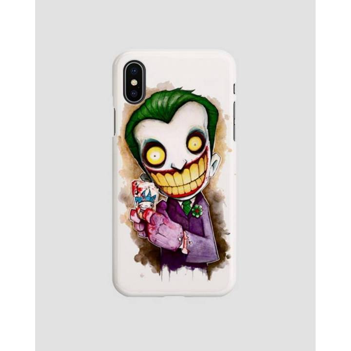 iPhone XS Smily Joker Art  Printed Design-114  Hard Back Cover