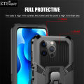 Phone case Redmi 12 Shockproof Armor Stand Holder with Metal Clip Mountaineering Back cover Mi Xiaomi Redmi12 case. 