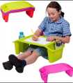 Multi Purpose Plastic Kids Table with Side Storage Boxes. 