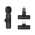 K8 Wireless Collar Microphone for Type-C & Lightening Port. 