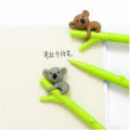 【Funny Bunny Toy Store】3pcs Koala Gel Pen Green Branch Ink Pens 0.5mm Kids Writing. 