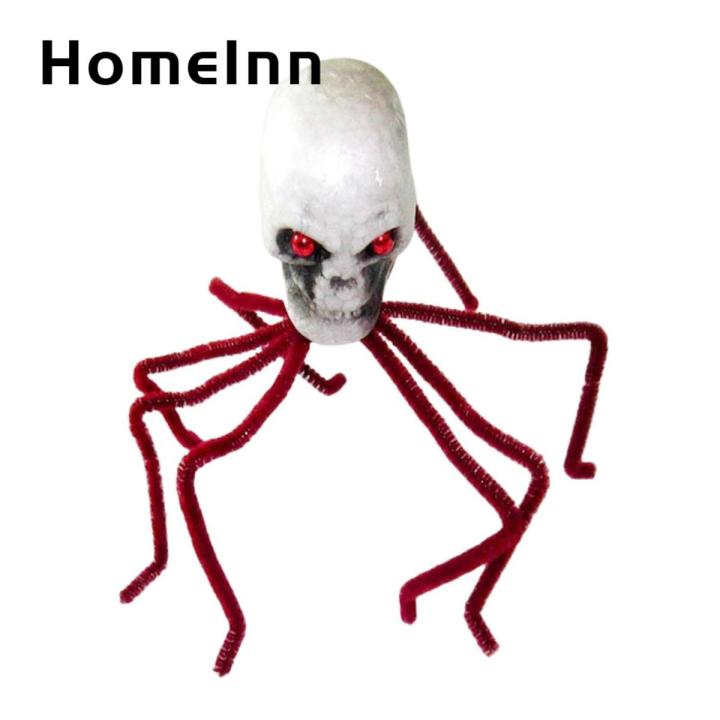 HomeInn Halloween Ghost Head Decorative Haunted House Halloween Spider Ornament
