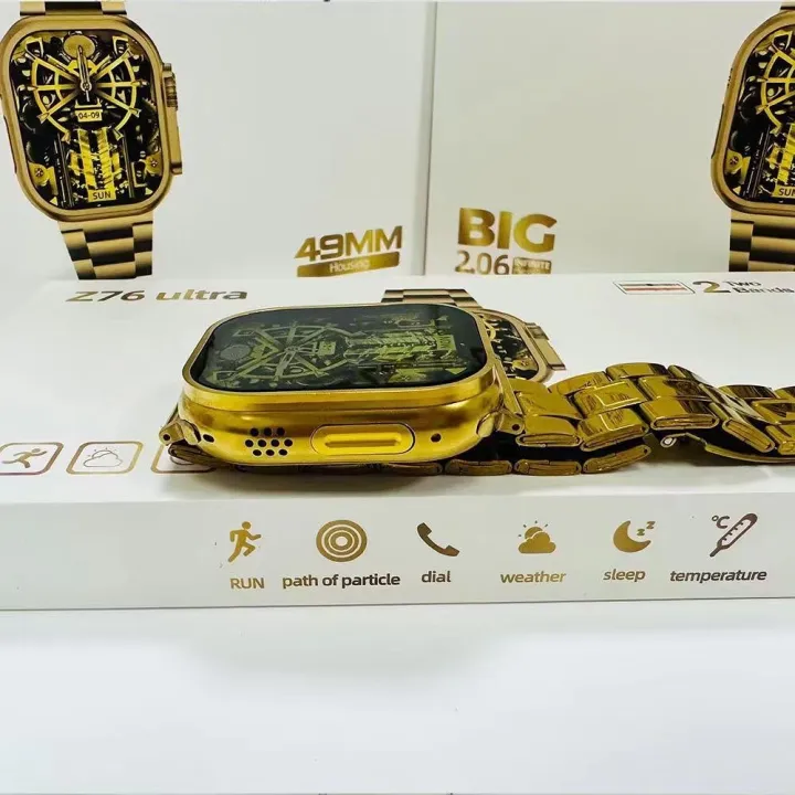 Newest%20Z76%20Ultra%20Smartwatch%2049mm%20Full%20HD%20Display%20Dual%20Straps%20with%20Chain%20Gold%20Edition%20-%20Image%205