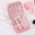 Jewelry Organizer Box for Travelling Leather Box Hair Accessories PU Leather Small Jewelry Box, Travel Portable Jewelry Case for Ring, Pendant, Earring, Necklace, Bracelet Organizer Storage Holder Boxes Mini Jewelry Box Girls Women. 
