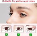 Magic bottom eyelash stamp tool with instant volume & length,  DIY lower lash enhancer for stunting eyes, 1 Pair. 