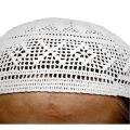 Bangladeshi Cotton Handmade Knitted Cap / Namaz Topi / Islamic Kufi Prayer Cap. 