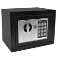 Electronic Money Safe Box Digital Security Mini Safe Box with Key and Pin Code Option Keypad Lock For Home Office Hotel Business Jewelry Cash Use Storage Money Box. 