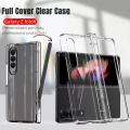 Samsung Galaxy Z Fold 4 5G Case Hard Transparent Full Protection Crystal Cover Galaxy Fold 4. 