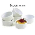 Melamine Small Serving Bowl/Dip Sauce,Chutney,Pickle/Desert Katori 2.5 inch Double Glazed Set of 6. 