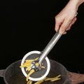 Stainless Steel Paw Oil Leak Clip Food Tongs Kitchen Frying Filter Shovel Clamp Serving Tongs Steel Wire Filter Fine Mesh Spoon Salad Clip. 