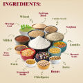 Himalayan Chef Multi Grain Flour with 14 Grains -  800 G | Multigrain Atta (Diet Atta). 
