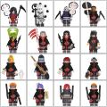 Naruto Lego block minifigure Uzumaki Naruto Sasuke Kakashi Uchiha with soil assembled toys. 