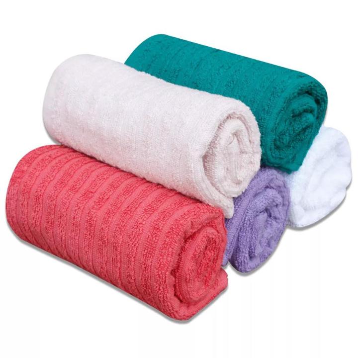Hand Towel Washcloths Set Soft and Smooth Surface Face Hands Towels 30 x 30 Cm