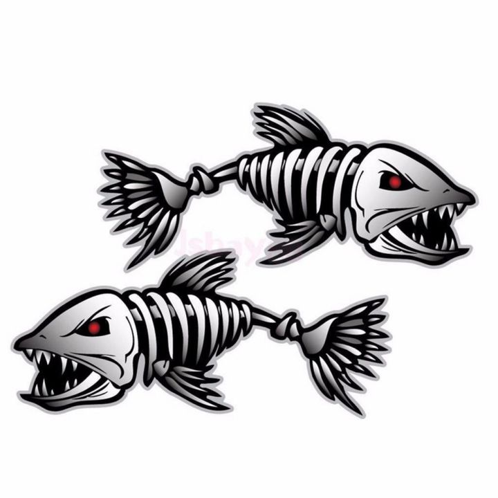 MA%20Skeleton%20Fish%20Bones%20R&L%20Vinyl%20Decals%20Stickers%20Kayak%20Fishing%20Boat%20Car%20Parts-Multicolor%20-%20Image%202