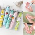 1 Bottle Portable Soap Flower Shape Paper Multi Flavoring Disposable Hand Washing Bath Toiletry Paper Soap Mini Portable Flower Soap Bottle. 