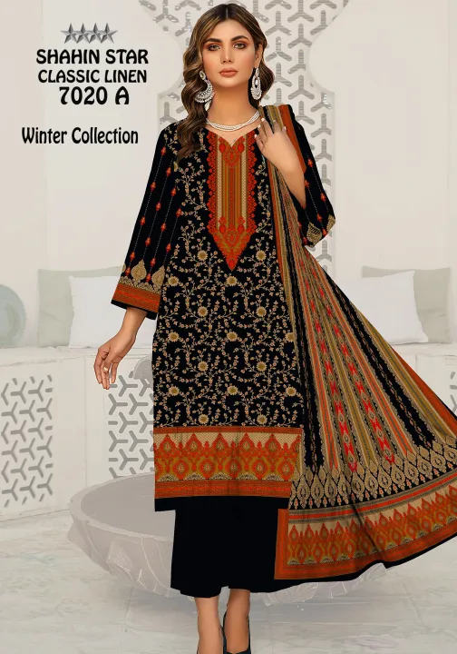 Shahin%20Star%20Classic%20Linen%20Winter%20Clothes%20for%20Women%20Unstitched%203%20Piece%20Suit%20DN#7020-A%20-%20Image%204
