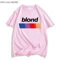 Frank O-ocean Blond R&B Music T Shirts MEN Hip Hop Tshirts 100% Cotton High Quality T-shirts Four Seasons Casual Originality Top. 