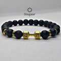 Live & Lift Beads Adjustable Dumbbell Bracelet for Boys and Girls. 