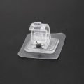 Self-Adhesive Curtain Rod Bracket Hooks - 10 pcs pack - No-Drill Wall Mount, Easy Install, Heavy Duty,. 